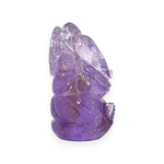 Load image into Gallery viewer, Amethyst Ganesha Statue 108g – Spiritual Idol for Wealth &amp; Success