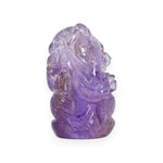 Load image into Gallery viewer, Amethyst Ganesha Statue 108g – Spiritual Idol for Wealth &amp; Success