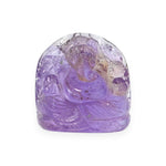 Load image into Gallery viewer, Amethyst Ganesha Idol 96g – Handcrafted Purple Stone Ganpati for Prosperity