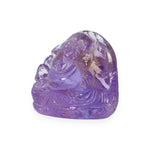 Load image into Gallery viewer, Amethyst Ganesha Idol 96g – Handcrafted Purple Stone Ganpati for Prosperity