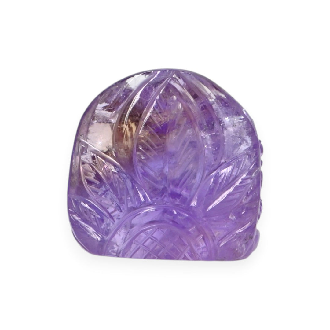 Amethyst Ganesha Idol 96g – Handcrafted Purple Stone Ganpati for Prosperity