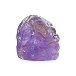 Load image into Gallery viewer, Amethyst Ganesha Idol 96g – Handcrafted Purple Stone Ganpati for Prosperity