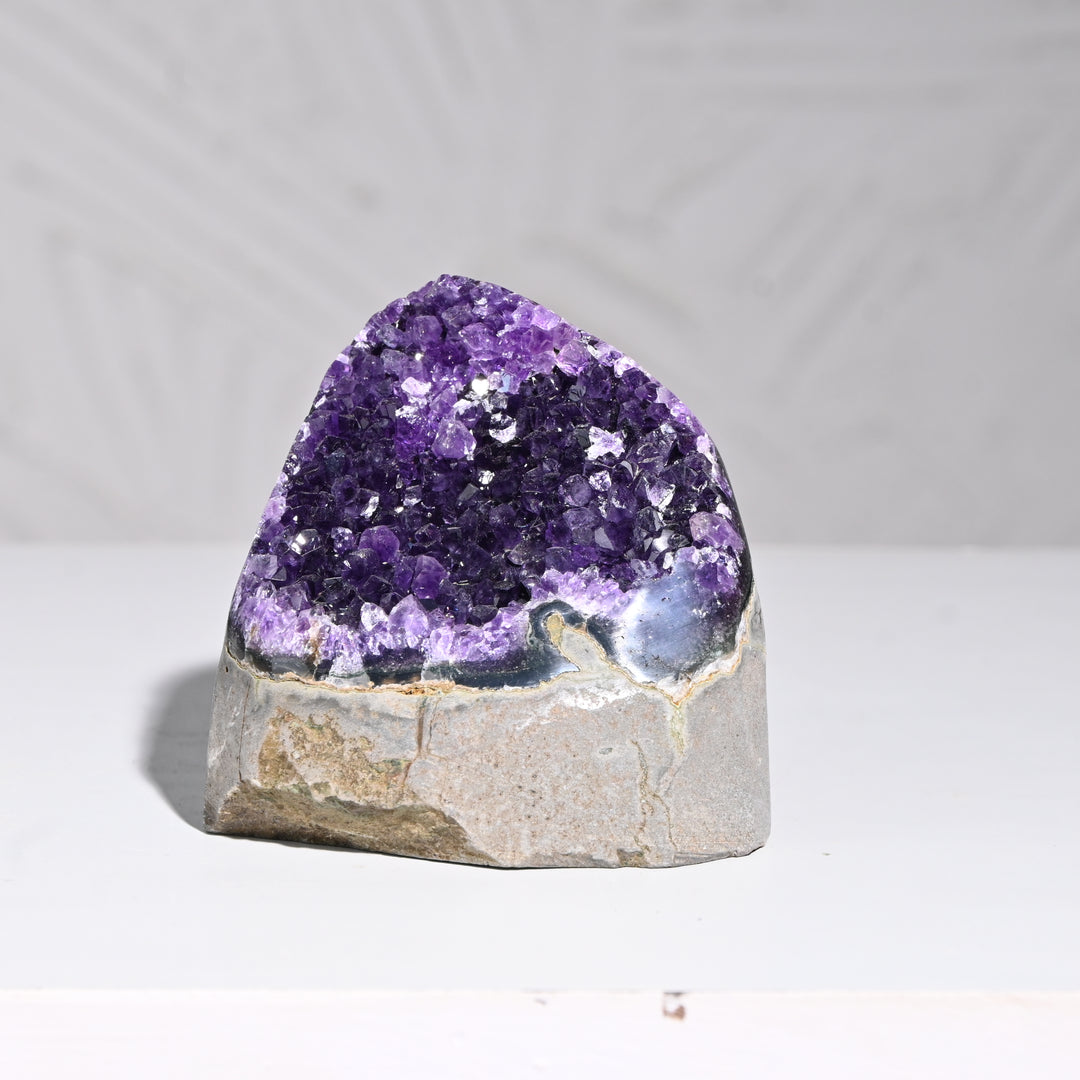 Natural Amethyst Geode 848g - Raw Crystal for Healing