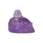 Load image into Gallery viewer, Amethyst Laughing Buddha 95g – Prosperity Statue for Wealth &amp; Happiness