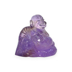Load image into Gallery viewer, Amethyst Laughing Buddha 95g – Prosperity Statue for Wealth &amp; Happiness