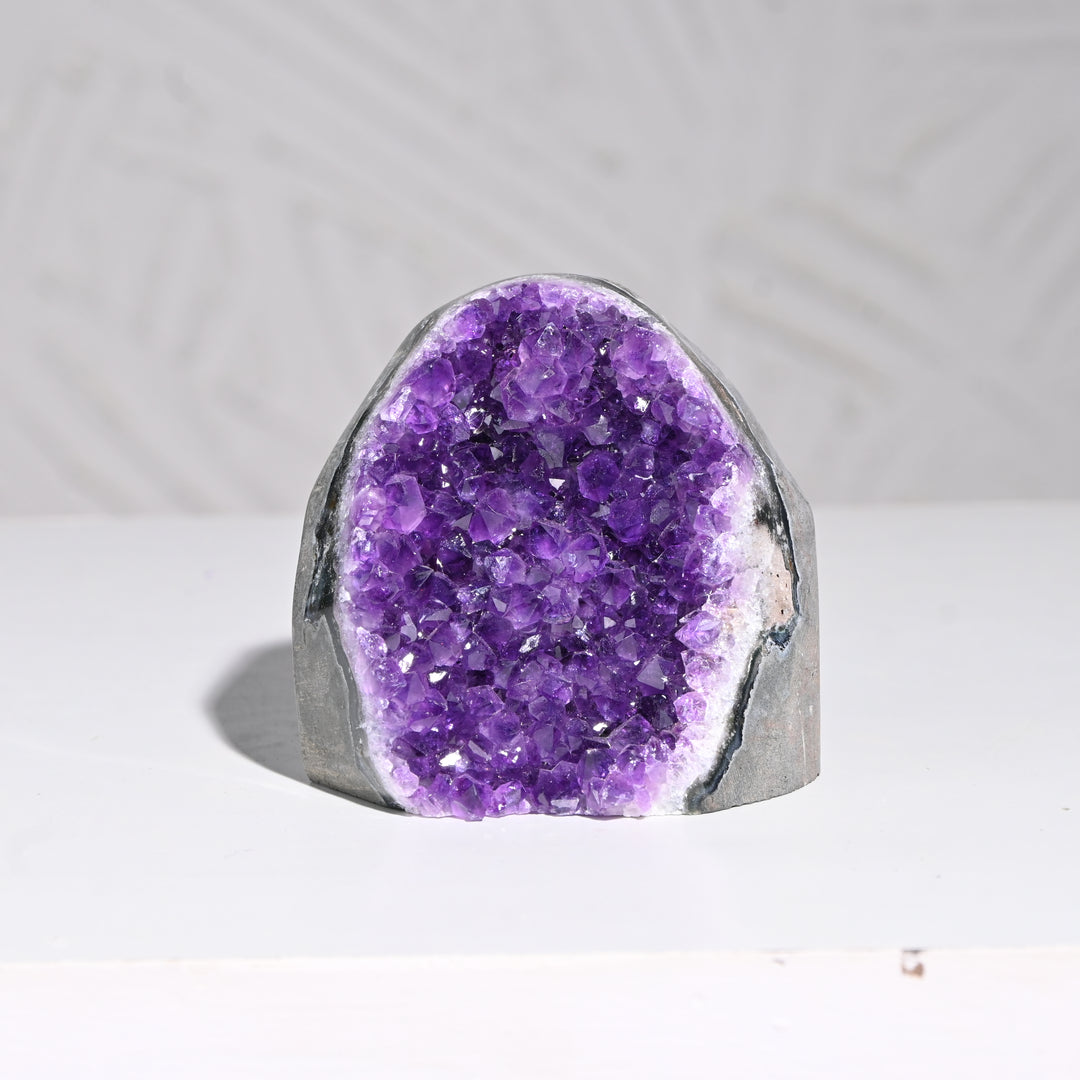 Natural Amethyst Geode 795g - Raw Crystal for Healing