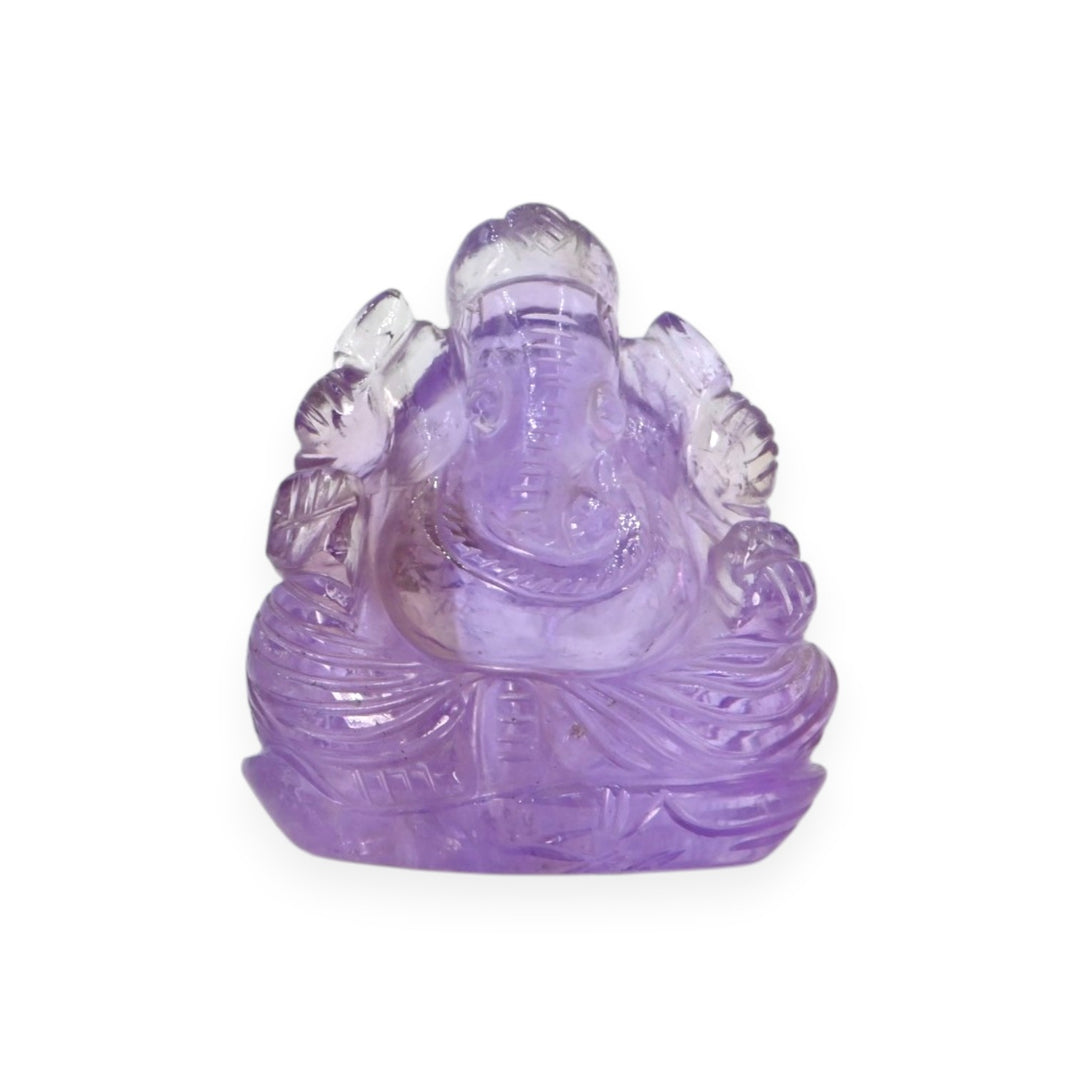 Amethyst Ganesha Idol 106g – Spiritual Ganpati Murti for Home & Vastu