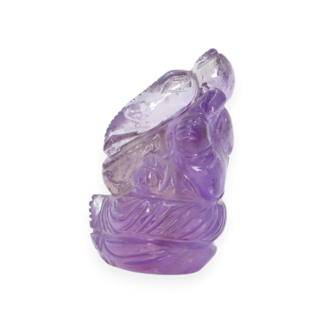Amethyst Ganesha Idol 106g – Spiritual Ganpati Murti for Home & Vastu