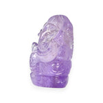 Load image into Gallery viewer, Amethyst Ganesha Statue 79g – Purple Stone Idol for Wealth &amp; Positive Energy