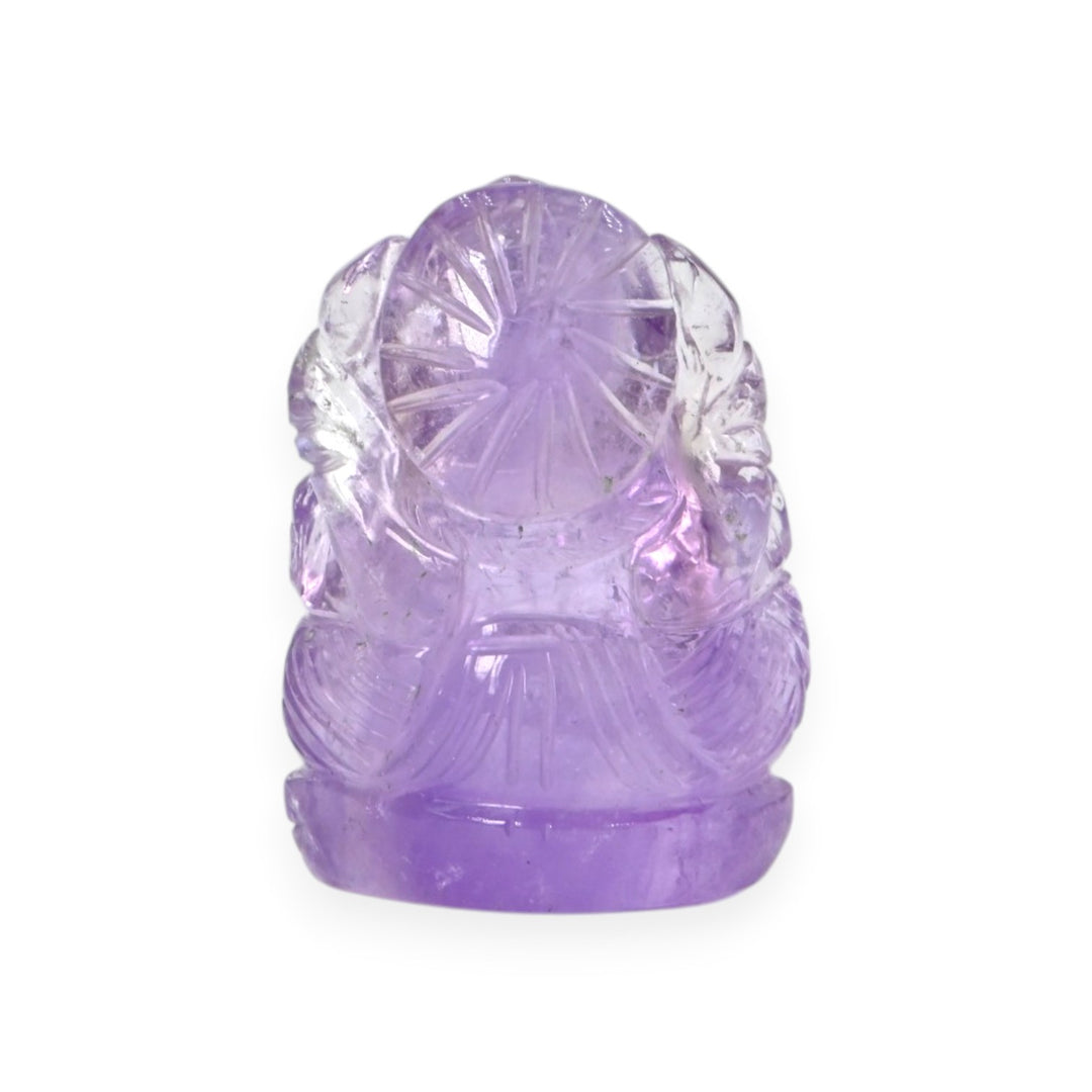 Amethyst Ganesha Statue 79g – Purple Stone Idol for Wealth & Positive Energy