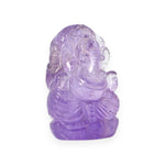 Load image into Gallery viewer, Amethyst Ganesha Statue 79g – Purple Stone Idol for Wealth &amp; Positive Energy