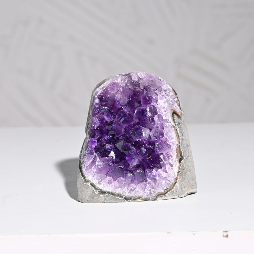 Natural Amethyst Geode 831g - Raw Crystal for Healing
