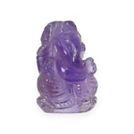 Load image into Gallery viewer, Amethyst Ganesha Idol 62g – Purple Stone Statue for Good Luck &amp; Harmony