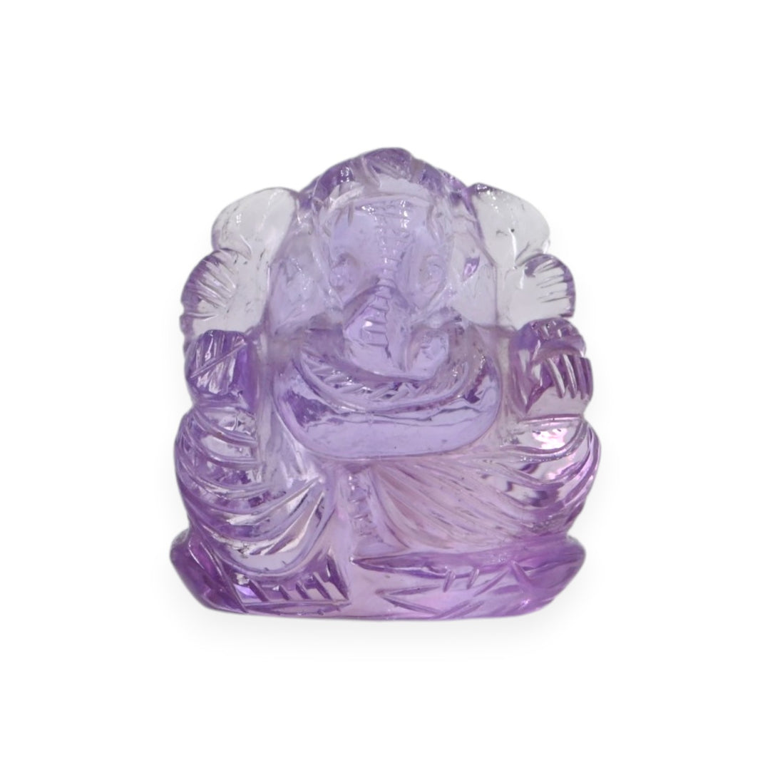 Amethyst Ganesha Murti 74.5cm – Decorative Spiritual Idol for Home & Meditation