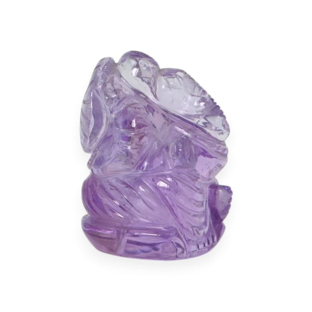 Amethyst Ganesha Murti 74.5cm – Decorative Spiritual Idol for Home & Meditation