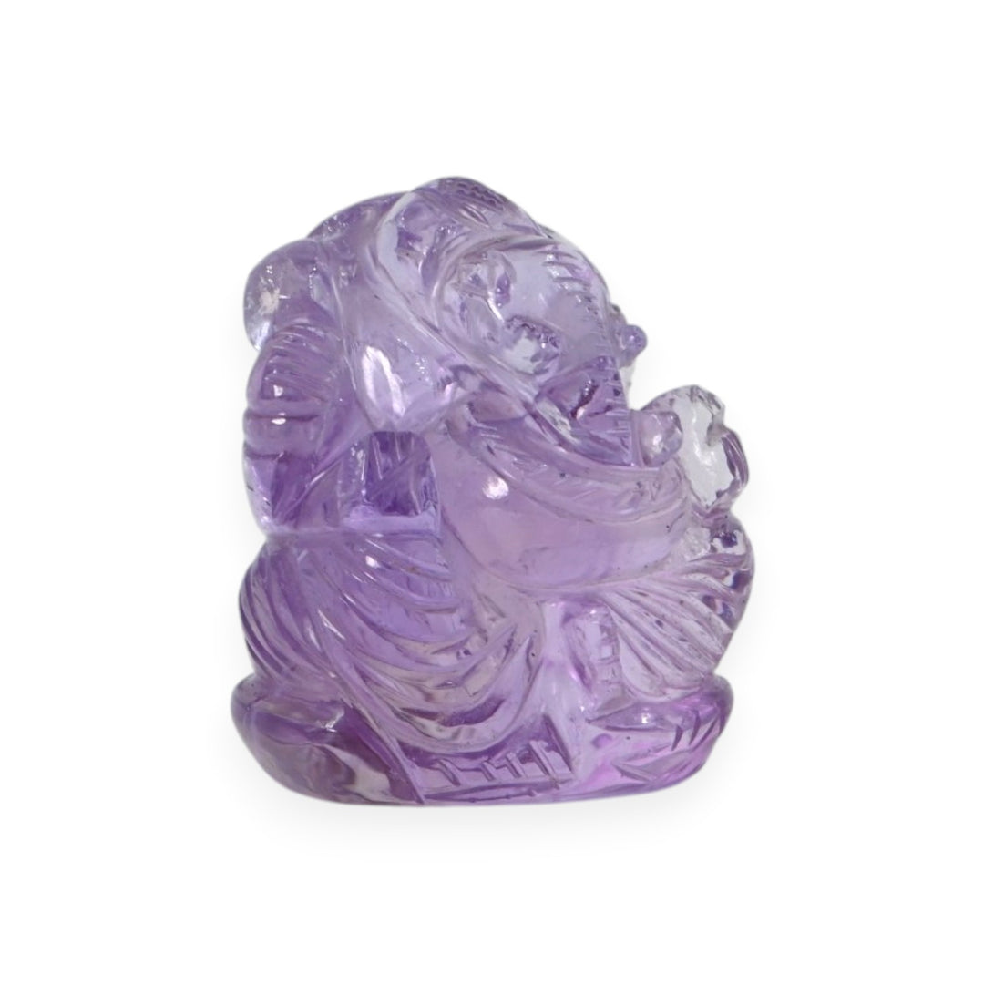 Amethyst Ganesha Murti 74.5cm – Decorative Spiritual Idol for Home & Meditation