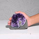 Load image into Gallery viewer, Natural Amethyst Geode 691g - Raw Crystal for Healing