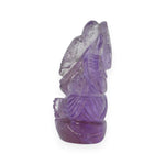 Load image into Gallery viewer, Amethyst Ganesha Idol 65g – Purple Stone Statue for Prosperity &amp; Spiritual Balance