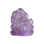 Load image into Gallery viewer, Amethyst Ganesha Idol 70g – Hand Carved Purple Stone for Peace &amp; Spiritual Energy