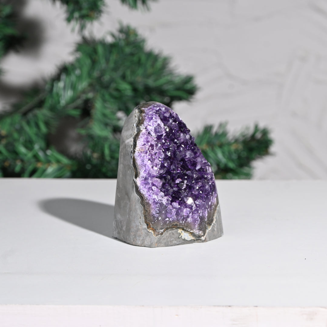 Natural Amethyst Geode 541g - Raw Crystal for Healing