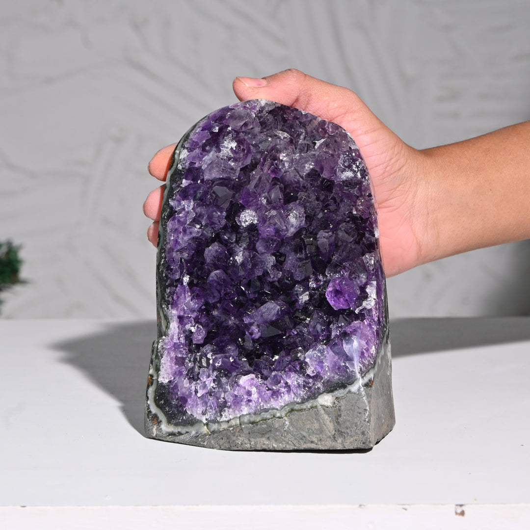 Natural Amethyst Geode 1808g - Raw Crystal for Healing