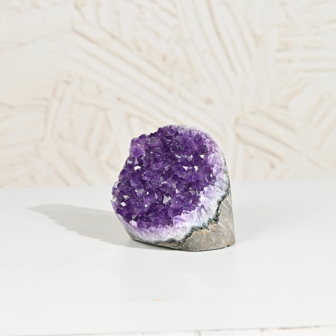 Natural Amethyst Geode 614g - Raw Crystal for Healing