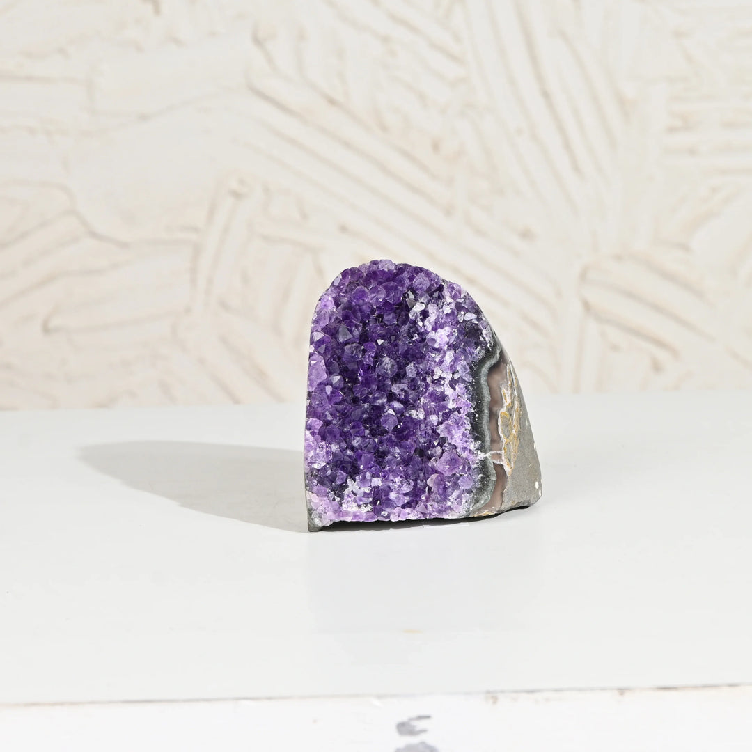 Natural Amethyst Geode 593g - Raw Crystal for Healing
