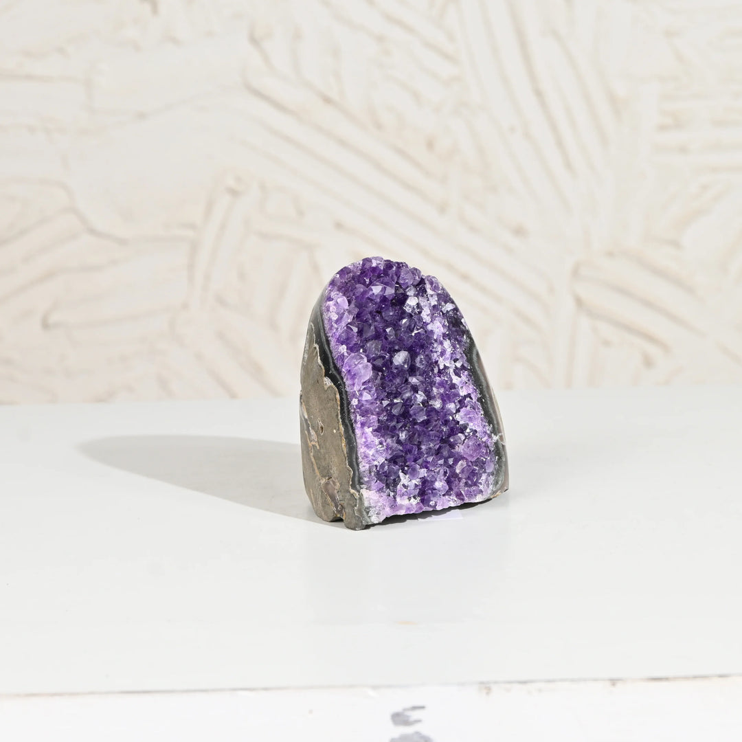 Natural Amethyst Geode 593g - Raw Crystal for Healing