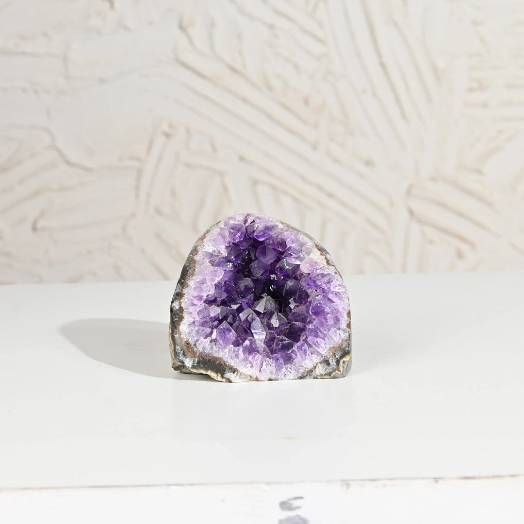 Natural Amethyst Geode 508g - Raw Crystal for Healing