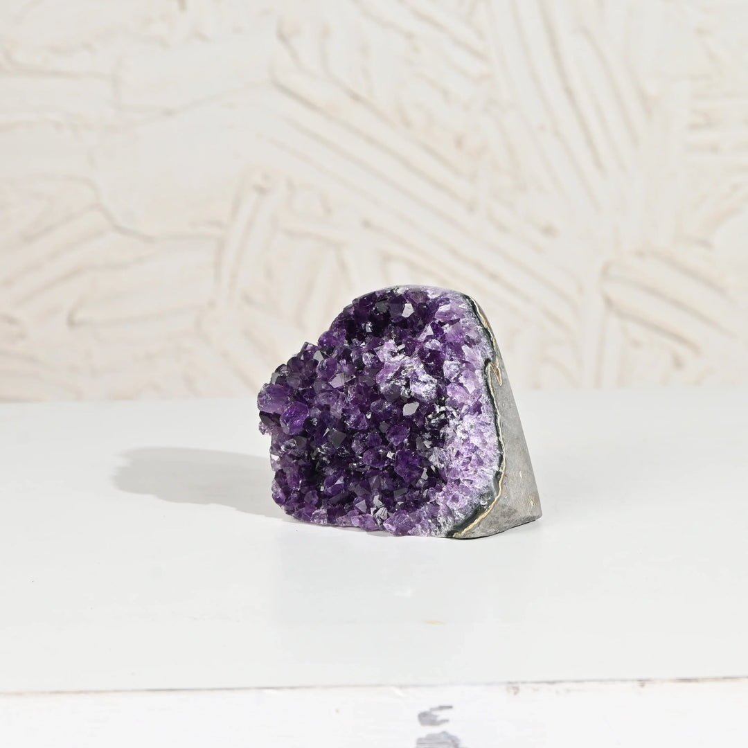 Natural Amethyst Geode 568g - Raw Crystal for Healing