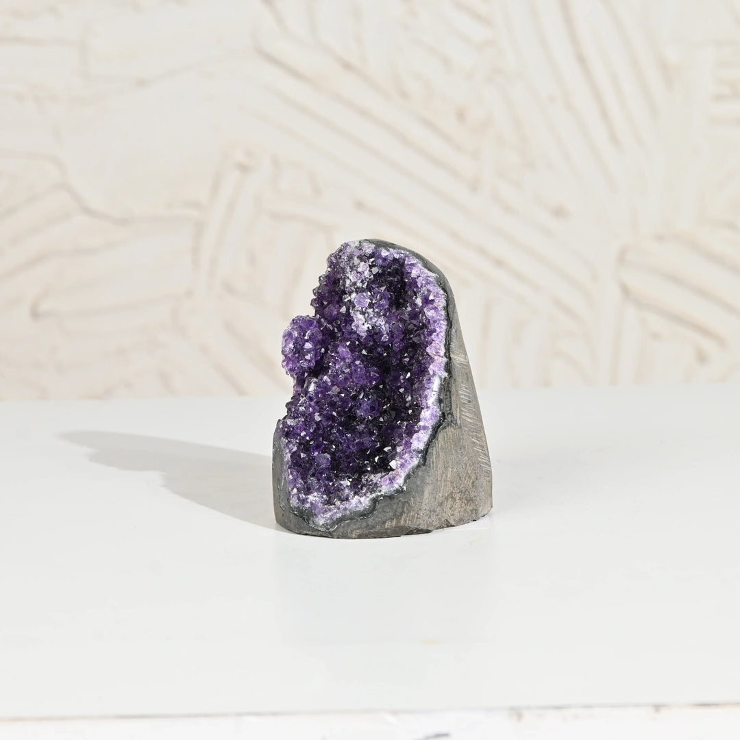 Natural Amethyst Geode 408g - Raw Crystal for Healing