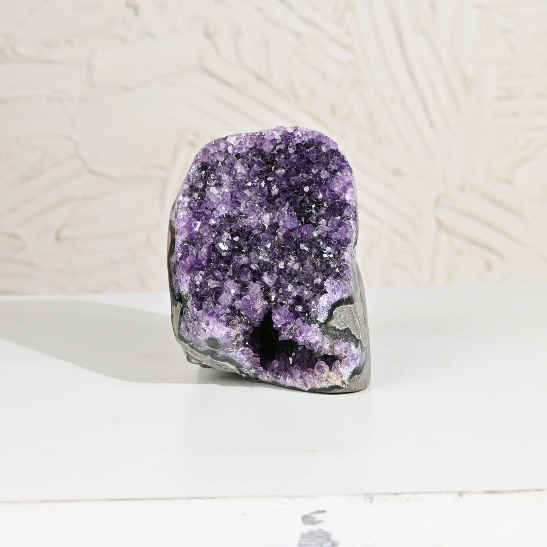 Natural Amethyst Geode 1428g - Raw Crystal for Healing
