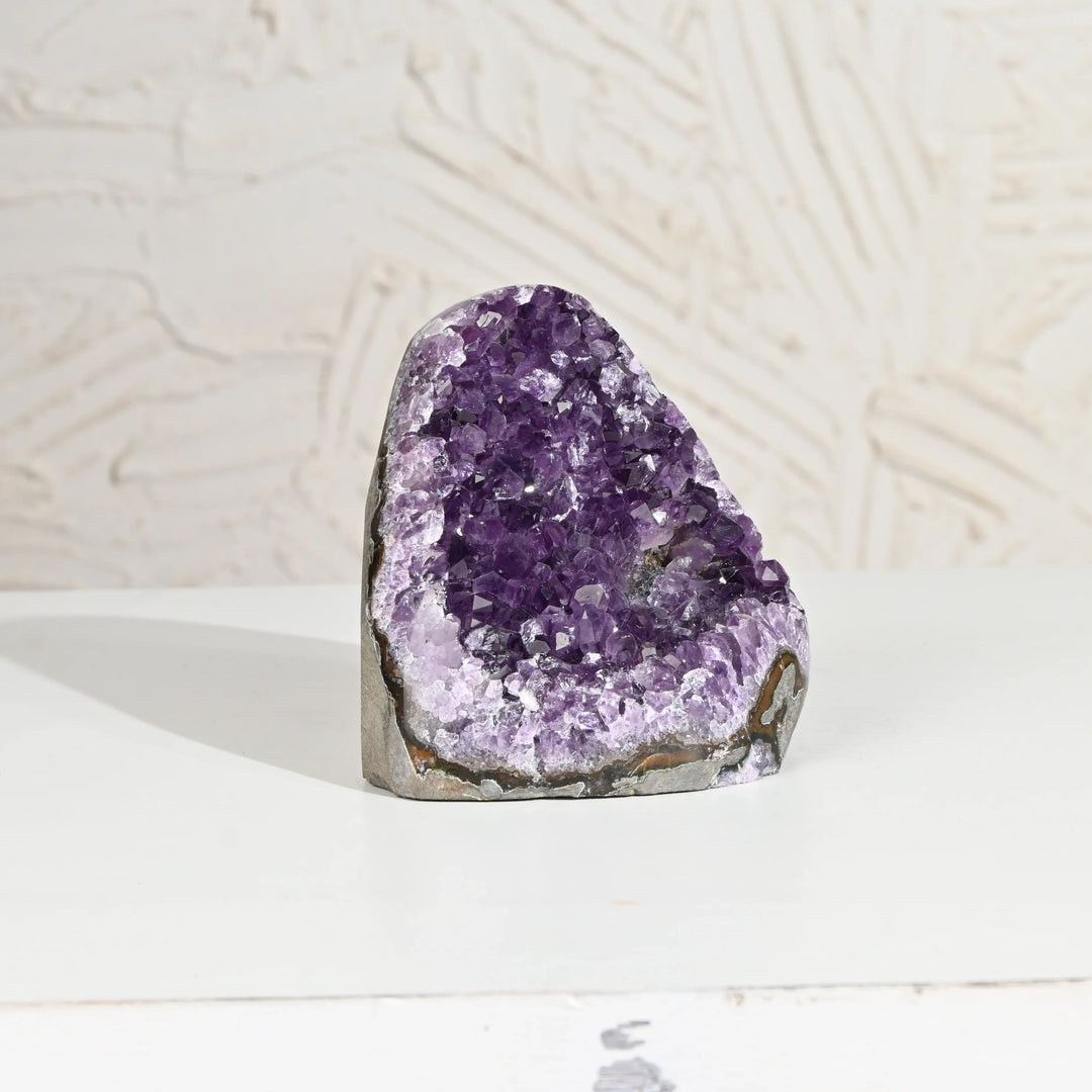 Natural Amethyst Geode 1267g - Raw Crystal for Healing