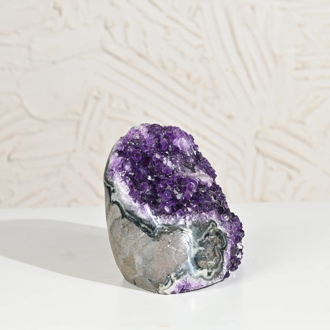 Natural Amethyst Geode 1353g - Raw Crystal for Healing