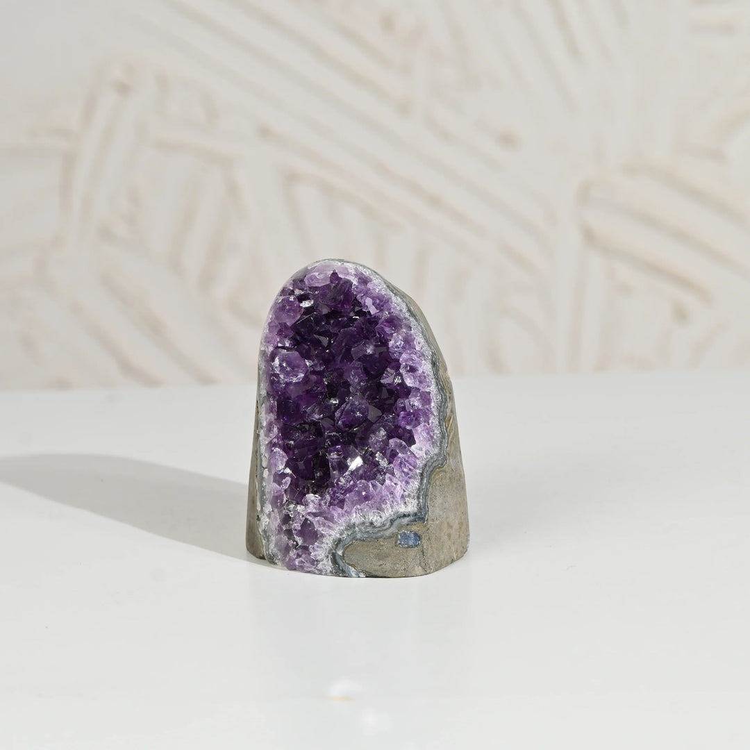 Natural Amethyst Geode 385g - Raw Crystal for Healing