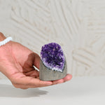 Load image into Gallery viewer, Natural Amethyst Geode 334g - Raw Crystal for Healing