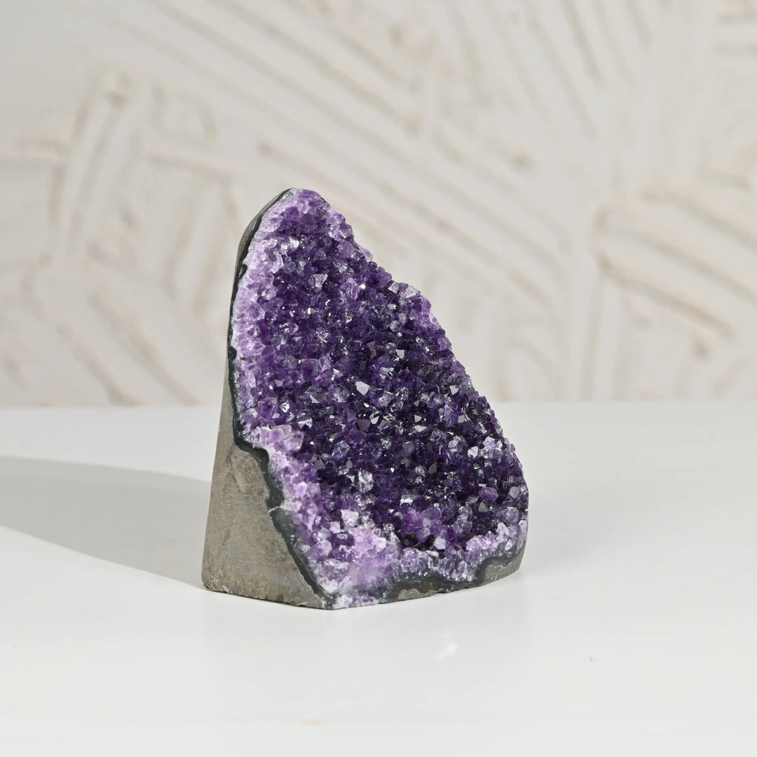 Natural Amethyst Geode 560g - Raw Crystal for Healing
