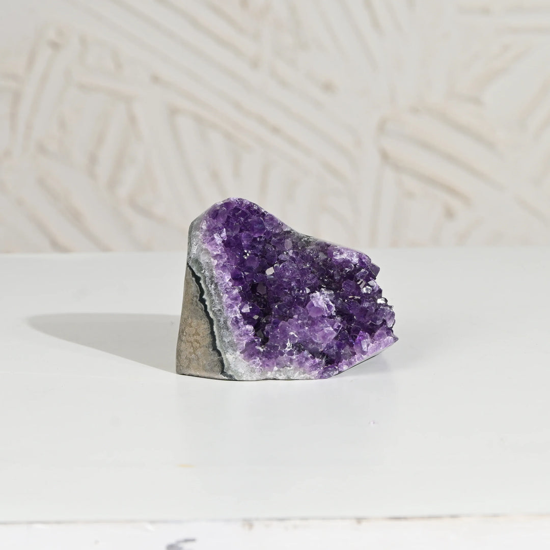 Natural Amethyst Geode 392g - Raw Crystal for Healing