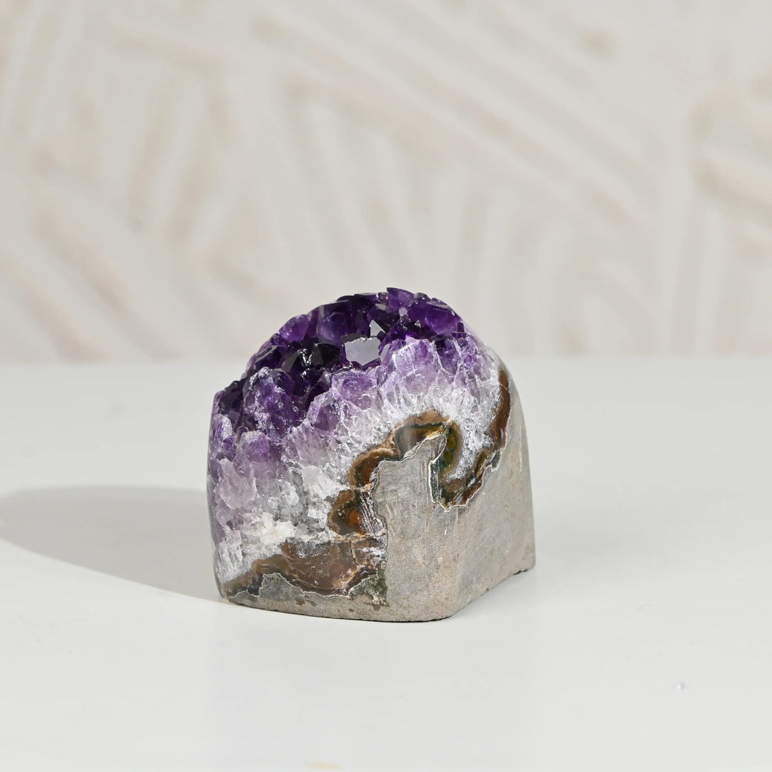 Natural Amethyst Geode 396g - Raw Crystal for Healing