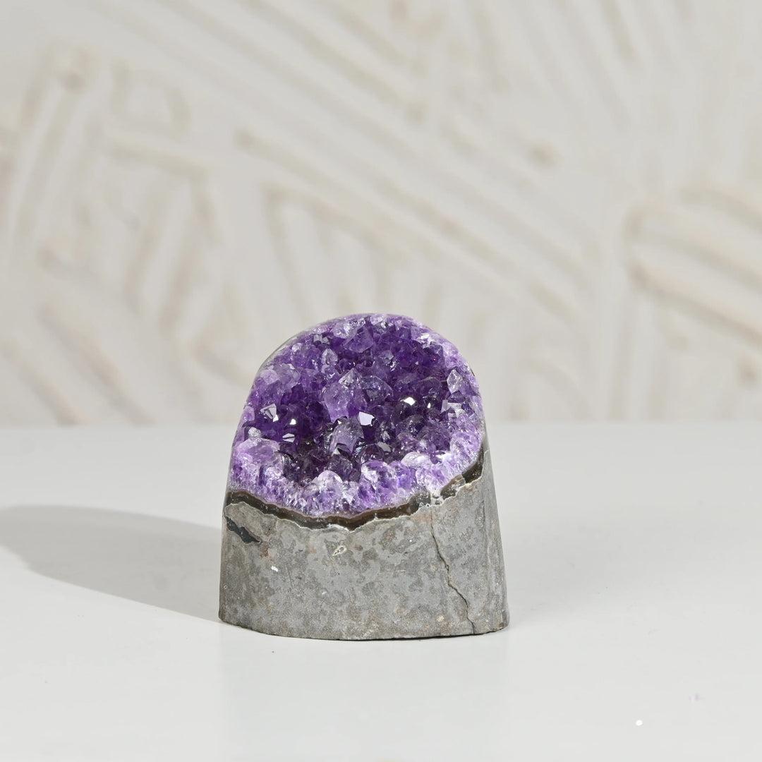 Natural Amethyst Geode 422g - Raw Crystal for Healing
