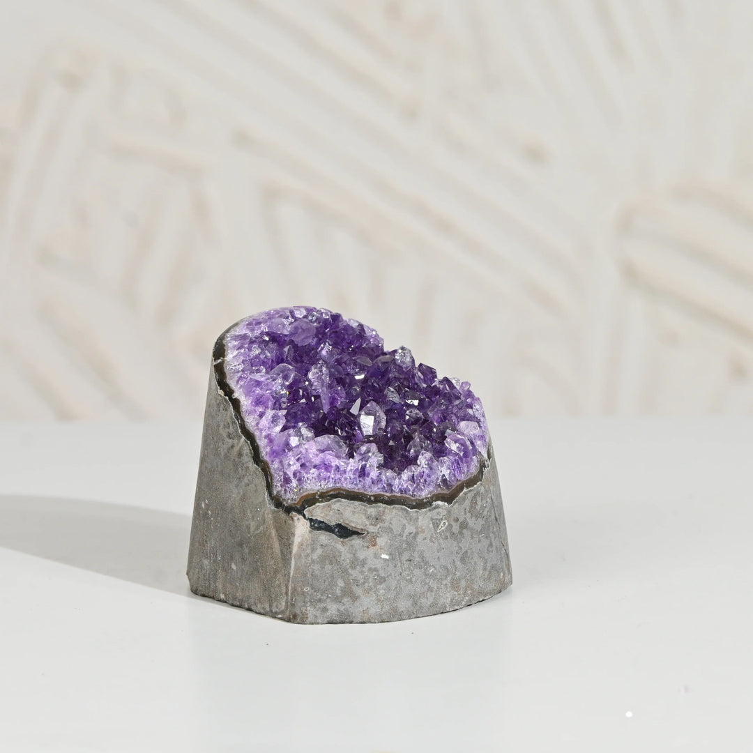Natural Amethyst Geode 422g - Raw Crystal for Healing