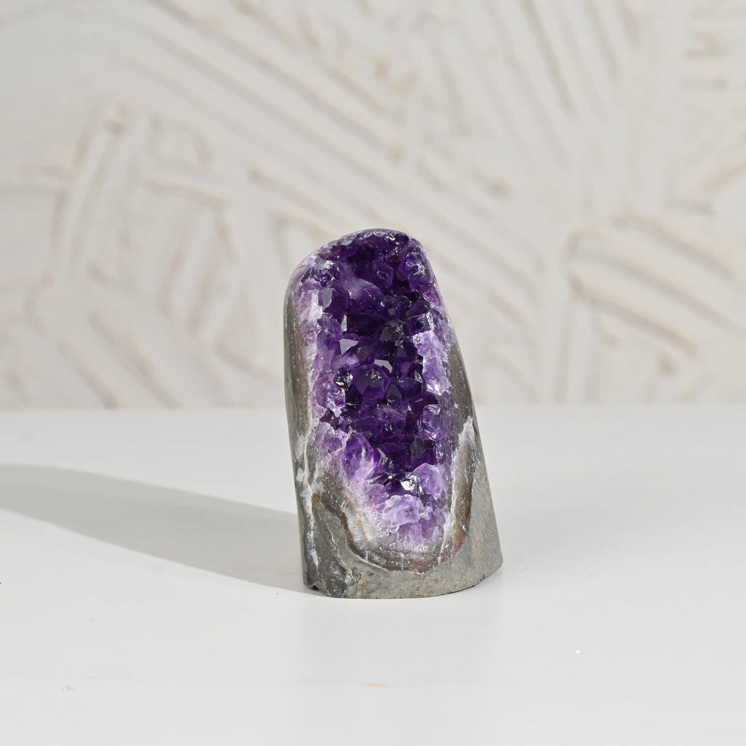 Natural Amethyst Geode 607g - Raw Crystal for Healing