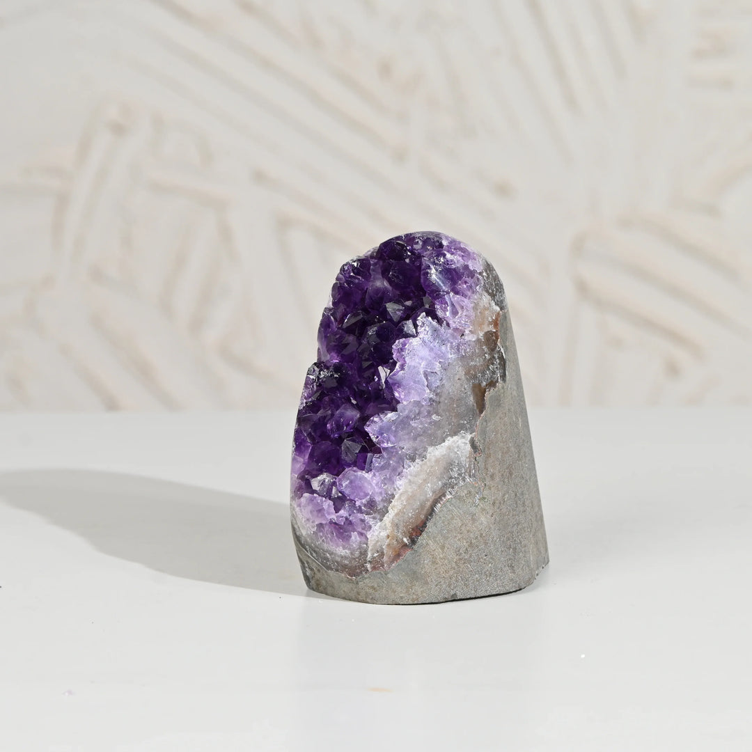 Natural Amethyst Geode 607g - Raw Crystal for Healing