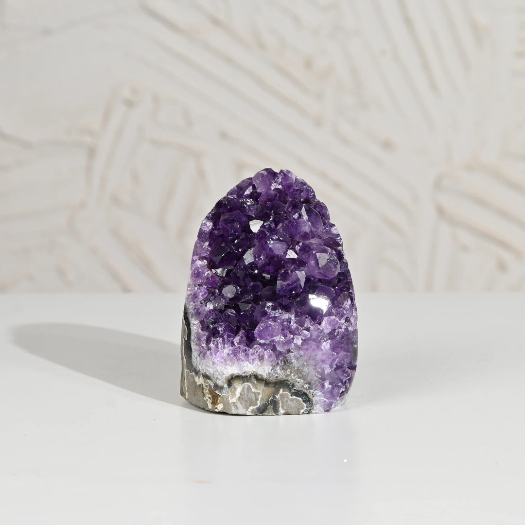 Natural Amethyst Geode 621g - Raw Crystal for Healing