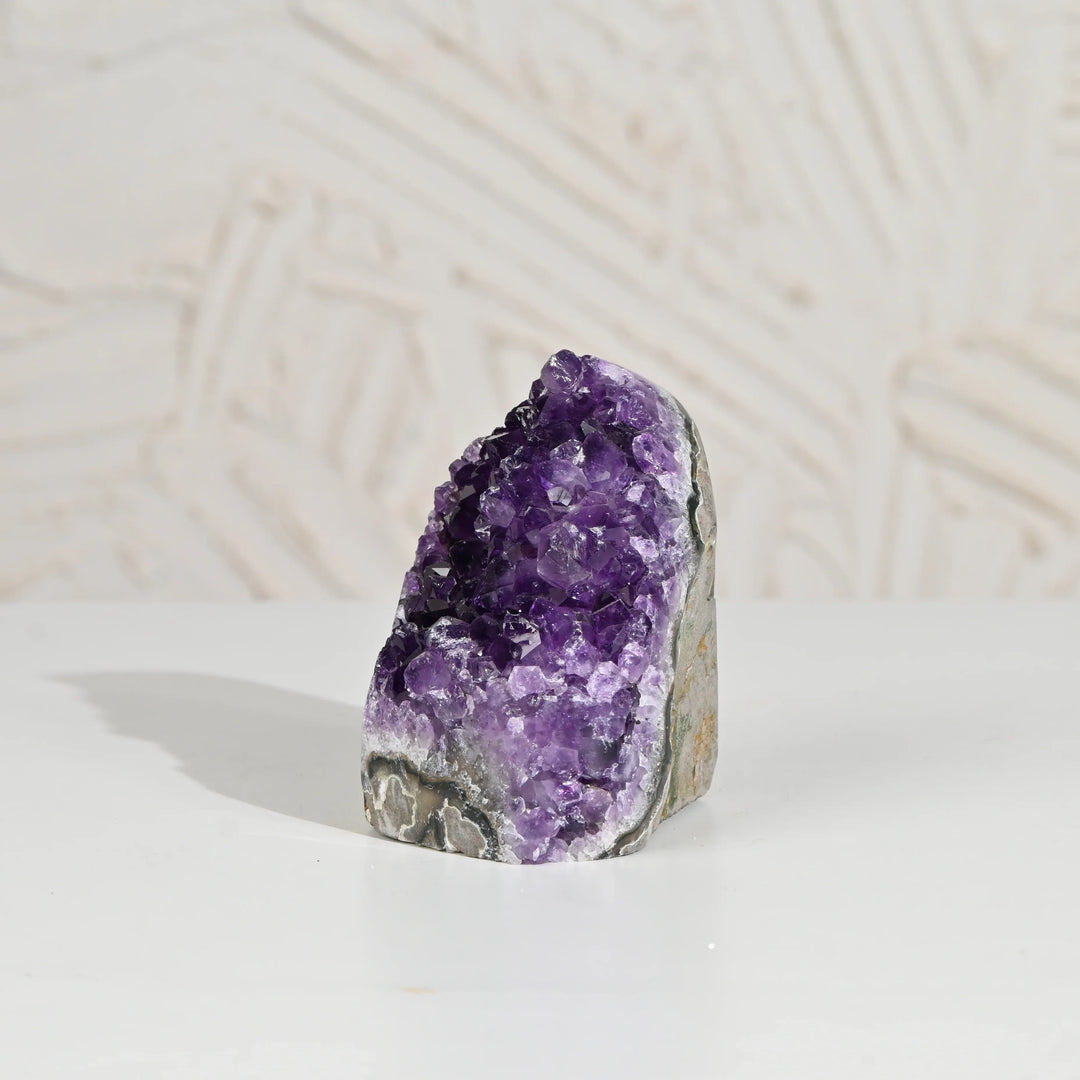 Natural Amethyst Geode 621g - Raw Crystal for Healing