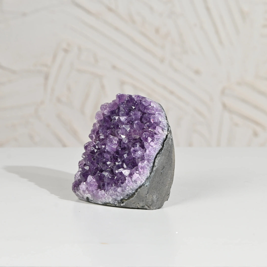 Natural Amethyst Geode 501g - Raw Crystal for Healing