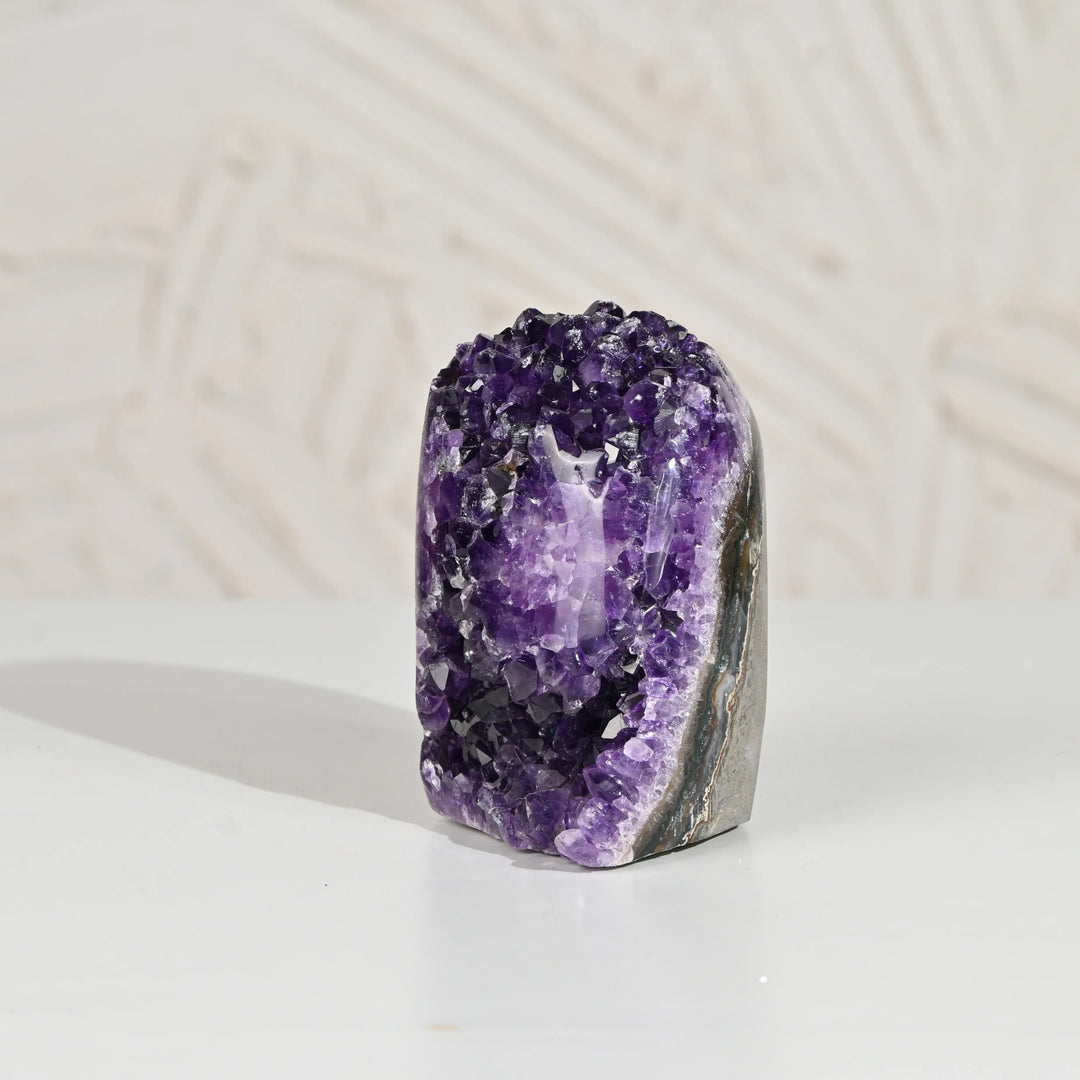 Natural Amethyst Geode 635g - Raw Crystal for Healing
