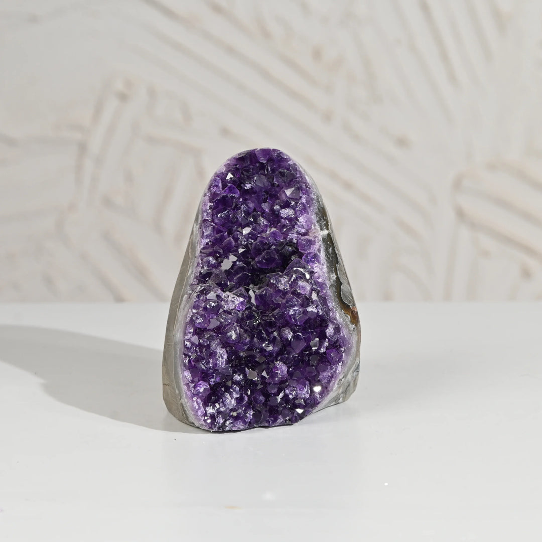Natural Amethyst Geode 781g - Raw Crystal for Healing