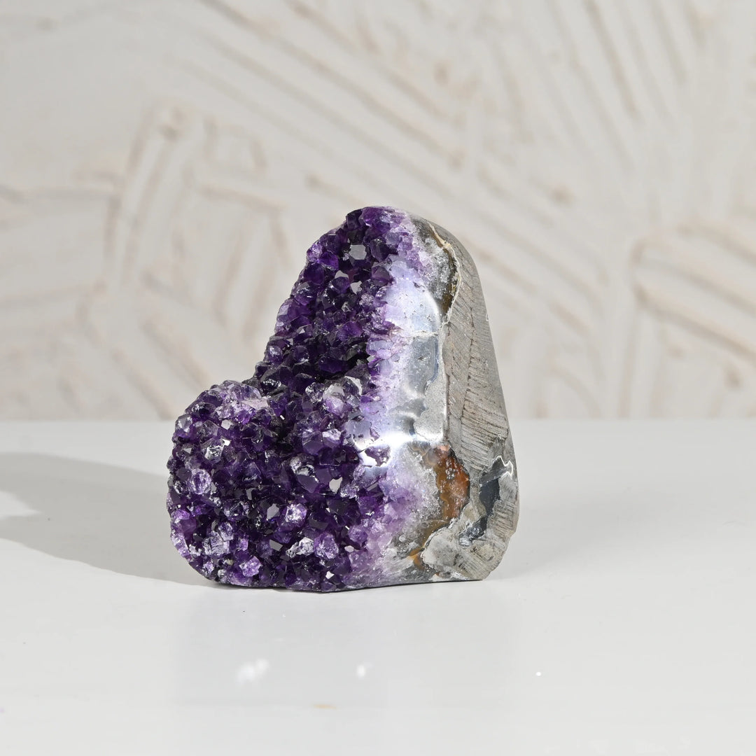 Natural Amethyst Geode 781g - Raw Crystal for Healing