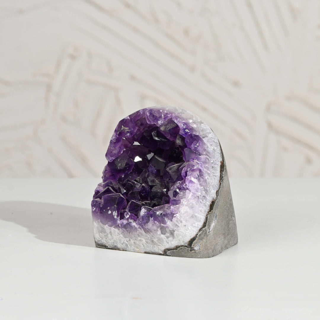 Natural Amethyst Geode 875g - Raw Crystal for Healing